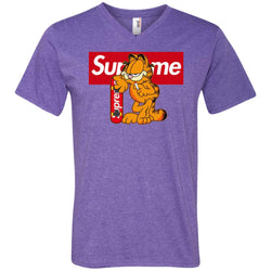 Supreme Tiger T-shirt Men V-Neck T-Shirt