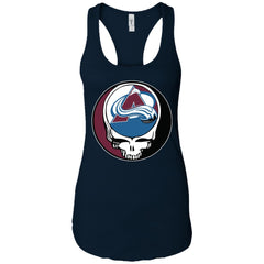 Colorado Avalanche Grateful Dead Steal Your Face Hockey Nhl Shirts Women Tank Top Women Tank Top - parenttees