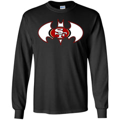 We Are The San Francisco 49ers Batman Nfl Mashup Men Long Sleeve Shirt Men Long Sleeve Shirt - parenttees