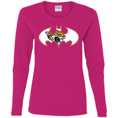 We Are The Jacksonville Jaguars Batman Nfl Mashup Women Long Sleeve Shirt Women Long Sleeve Shirt - parenttees