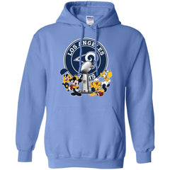 Los Angeles Rams Super Bowl 2019 Mickey Minnie Mouse Donald Daisy Duck Football Nfl Pullover Hoodie Sweatshirt Pullover Hoodie Sweatshirt - parenttees