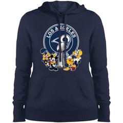 Los Angeles Rams Super Bowl 2019 Mickey Minnie Mouse Donald Daisy Duck Football Nfl Women Hooded Sweatshirt Women Hooded Sweatshirt - parenttees