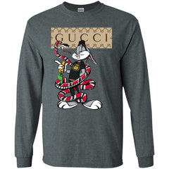 Gucci Rabbit Snake Gift Birthday T-shirt Men Long Sleeve Shirt Men Long Sleeve Shirt - parenttees