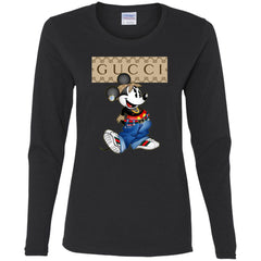 Gucci Mickey Mouse Trending T-shirt Women Long Sleeve Shirt Women Long Sleeve Shirt - parenttees