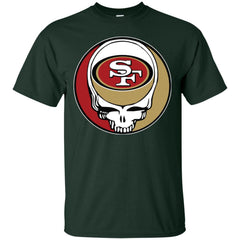 San Francisco 49ers Grateful Dead Steal Your Face Football Nfl Shirts Men Cotton T-Shirt Men Cotton T-Shirt - parenttees