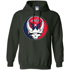 Washington Capitals Grateful Dead Steal Your Face Hockey Nhl Shirts Pullover Hoodie Sweatshirt Pullover Hoodie Sweatshirt - parenttees