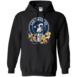 Los Angeles Rams Super Bowl 2019 Mickey Minnie Mouse Donald Daisy Duck Football Nfl Pullover Hoodie Sweatshirt