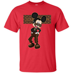 Best Louis Vuitton Mickey Fashion T-shirt Men Cotton T-Shirt Men Cotton T-Shirt - parenttees