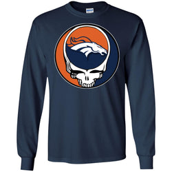 Denver Broncos Grateful Dead Steal Your Face Football Nfl Shirts Men Long Sleeve Shirt