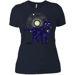 Captain Marvel Movie Goose Geometric Galaxy Women Cotton T-Shirt Women Cotton T-Shirt - parenttees