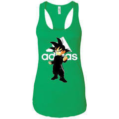 Goku Treding Adidas White T-shirt Women Tank Top Women Tank Top - parenttees