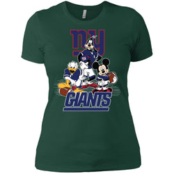 Mickey Mouse New York Giants American Football Nfl Sports Shirt Women Cotton T-Shirt