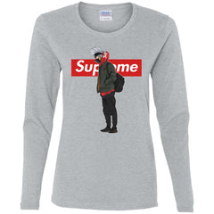 Supreme Naruto Funny Style T-shirt Women Long Sleeve Shirt Women Long Sleeve Shirt - parenttees