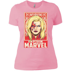 Captain Marvel Ornament Women Cotton T-Shirt Women Cotton T-Shirt - parenttees