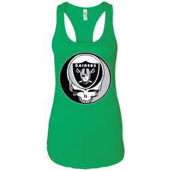 Oakland Raiders Grateful Dead Steal Your Face Football Nfl Shirts Women Tank Top