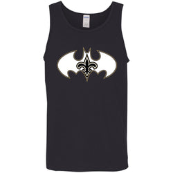 We Are The New Orleans Saints Batman Nfl Mashup Men Cotton Tank