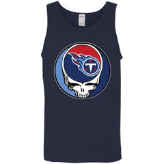 Tennessee Titans Grateful Dead Steal Your Face Football Nfl Shirts Men Cotton Tank Men Cotton Tank - parenttees