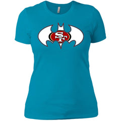 We Are The San Francisco 49ers Batman Nfl Mashup Women Cotton T-Shirt Women Cotton T-Shirt - parenttees