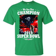 Nfl – Los Angeles Rams We Are The Champion 2019 Super Bowl Football Men Cotton T-Shirt Men Cotton T-Shirt - parenttees