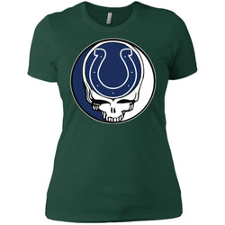 Indianapolis Colts Grateful Dead Steal Your Face Football Nfl Shirts Women Cotton T-Shirt