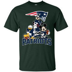 Mickey Mouse New England Patriots American Football Nfl Sports Shirt Men Cotton T-Shirt Men Cotton T-Shirt - parenttees