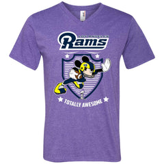 Nfl – Los Angeles Rams Totally Awesome Mickey Mouse Super Bowl 2019 Football Men V-Neck T-Shirt Men V-Neck T-Shirt - parenttees