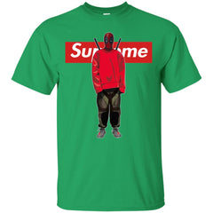 Supreme Deadpool Hiphop T-shirt Men Cotton T-Shirt Men Cotton T-Shirt - parenttees