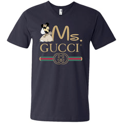 Ms Minnie Gucci Couple Disney Shirt Valentine's Day T-shirt Men V-Neck T-Shirt Men V-Neck T-Shirt - parenttees