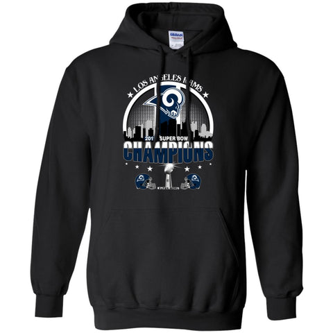 Nfl – Los Angeles Rams 2019 Super Bowl Champions Football Pullover Hoodie Sweatshirt Black / S Pullover Hoodie Sweatshirt - parenttees