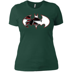 We Are The Atlanta Falcons Batman Nfl Mashup Women Cotton T-Shirt