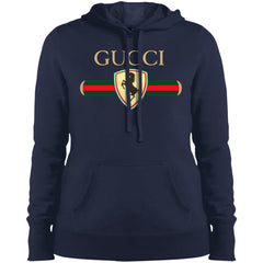 Gucci Ferrari T-shirt Women Hooded Sweatshirt Women Hooded Sweatshirt - parenttees