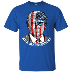 Donald Trump American Flag T-shirt Men Cotton T-Shirt Men Cotton T-Shirt - parenttees