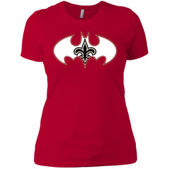 We Are The New Orleans Saints Batman Nfl Mashup Women Cotton T-Shirt Women Cotton T-Shirt - parenttees