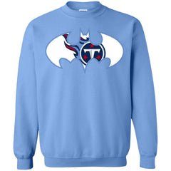 We Are The Tennessee Titans Batman Nfl Mashup Crewneck Pullover Sweatshirt Crewneck Pullover Sweatshirt - parenttees