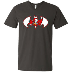 We Are The Tampa Bay Buccaneers Batman Nfl Mashup Men V-Neck T-Shirt Men V-Neck T-Shirt - parenttees