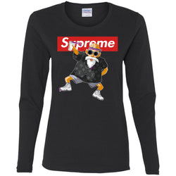 Supreme Kame Sennin Turtle Women Long Sleeve Shirt