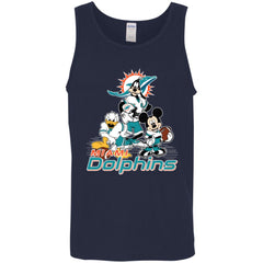 Mickey Mouse Miami Dolphins American Football Nfl Sports Shirt Men Cotton Tank Men Cotton Tank - parenttees