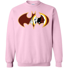 We Are The Washington Redskins Batman Nfl Mashup Crewneck Pullover Sweatshirt Crewneck Pullover Sweatshirt - parenttees