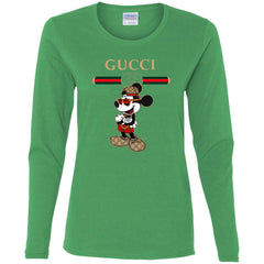 Gucci Mickey New Trending T-shirt Women Long Sleeve Shirt Women Long Sleeve Shirt - parenttees