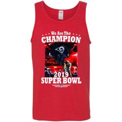 Nfl – Los Angeles Rams We Are The Champion 2019 Super Bowl Football Men Cotton Tank