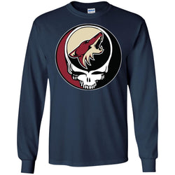 Arizona Coyotes Grateful Dead Steal Your Face Hockey Nhl Shirts Men Long Sleeve Shirt