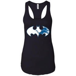 We Are The Detroit Lions Batman Nfl Mashup Women Tank Top