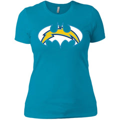 We Are The Los Angeles Chargers Batman Nfl Mashup Women Cotton T-Shirt Women Cotton T-Shirt - parenttees