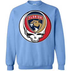 Florida Panthers Grateful Dead Steal Your Face Hockey Nhl Shirts Crewneck Pullover Sweatshirt Crewneck Pullover Sweatshirt - parenttees