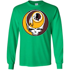 Washington Redskins Grateful Dead Steal Your Face Football Nfl Shirts Men Long Sleeve Shirt Men Long Sleeve Shirt - parenttees