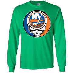 New York Islanders Grateful Dead Steal Your Face Hockey Nhl Shirts Men Long Sleeve Shirt Men Long Sleeve Shirt - parenttees