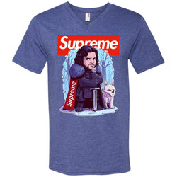 Supreme Game Of Thrones T-shirt Men V-Neck T-Shirt