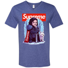 Supreme Game Of Thrones T-shirt Men V-Neck T-Shirt Men V-Neck T-Shirt - parenttees