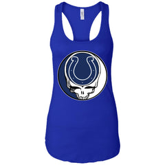 Indianapolis Colts Grateful Dead Steal Your Face Football Nfl Shirts Women Tank Top Women Tank Top - parenttees