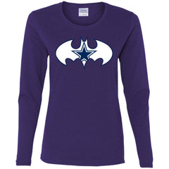 We Are The Dallas Cowboys Batman Nfl Mashup Women Long Sleeve Shirt Women Long Sleeve Shirt - parenttees